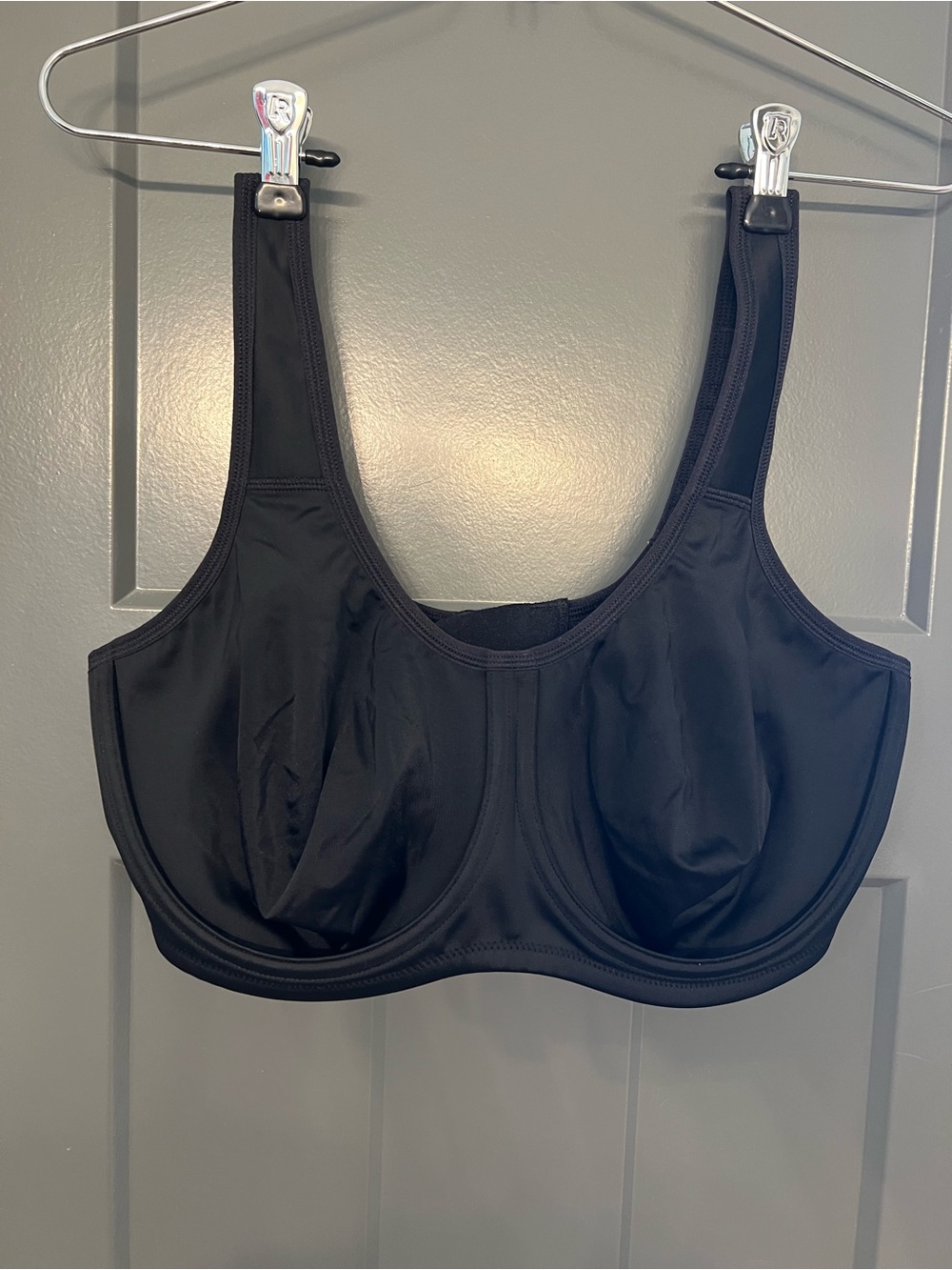 Syrokan A227 Black sports Support Bra with Underwire 38DD